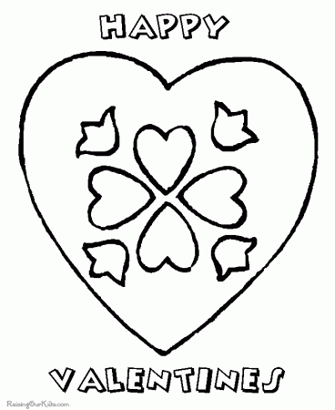 Valentine Day Coloring Page - 013