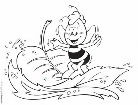 Maya The Bee Coloring Pages 24 | Free Printable Coloring Pages 