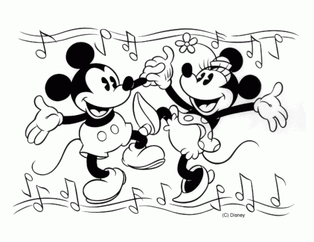 Mini Mouse Coloring Pages | Bulbulk Com