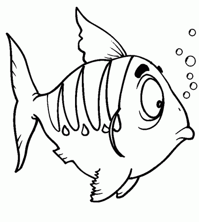 Fish Coloring Page | Coloring Pages For Girls | Kids Coloring 