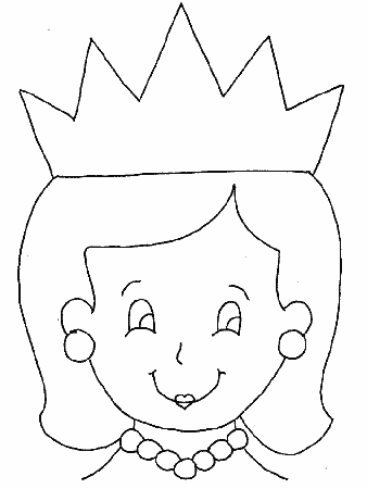 A queen Colouring Pages