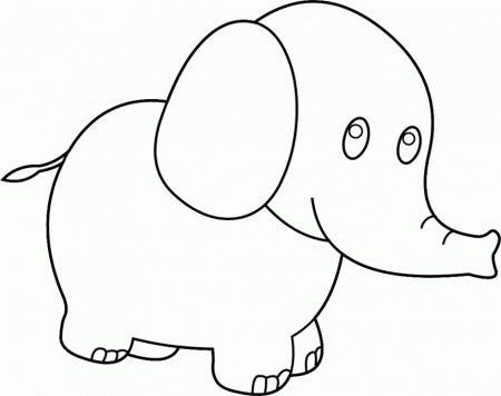 Cute Elephant Clip Art Free Coloring Pages Coloring Pages 173628 