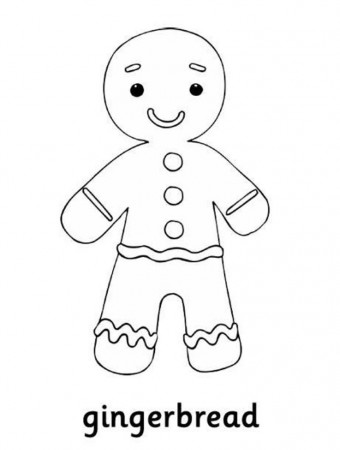 Download Gingerbread Man Coloring Pages For Christmas Or Print 