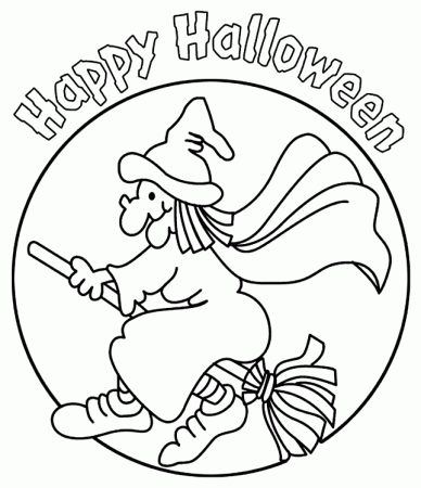 Witch Coloring Pages