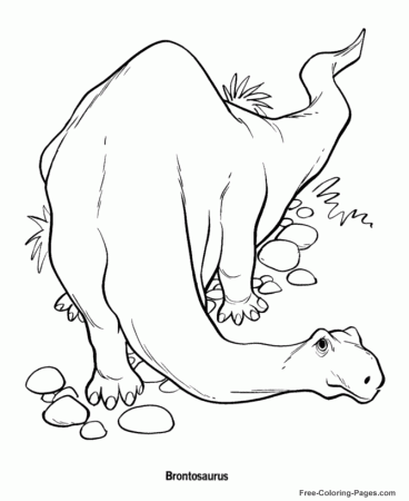 Free Coloring Pages Dinosaurs | Free coloring pages