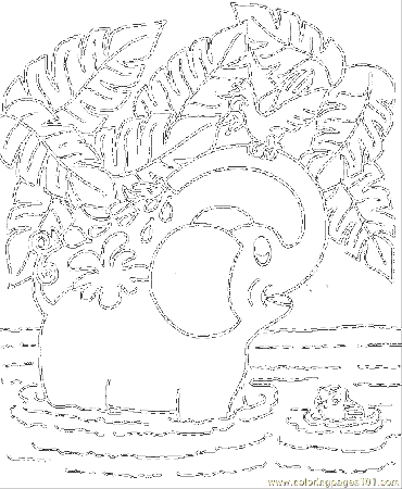 Coloring Pages Baby Elephant (Mammals > Elephant) - free printable 