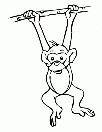 fire monkey Colouring Pages