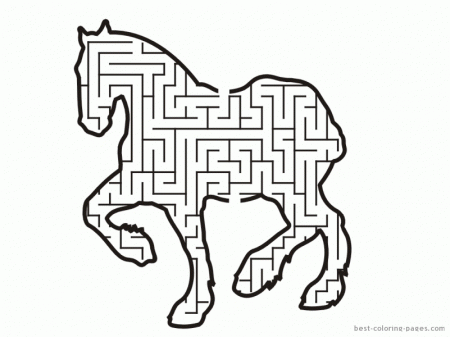 Horses coloring pages | Best Coloring Pages - Free coloring pages 