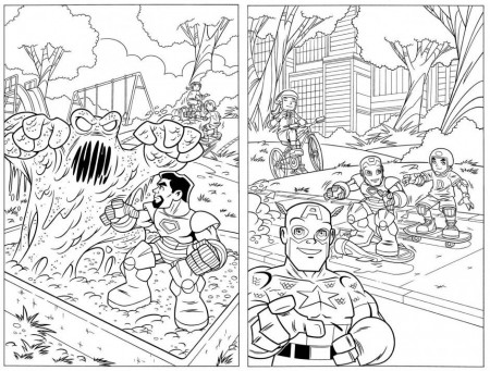 Superhero Squad Coloring Pages Coloring Pages 171592 Super Heroes 