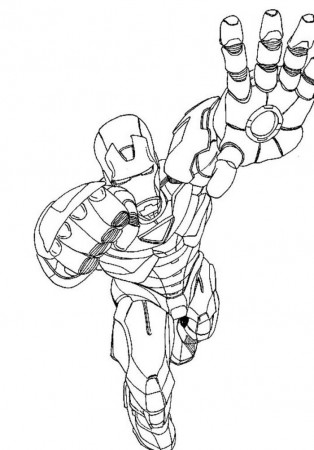 avengers iron man Colouring Pages