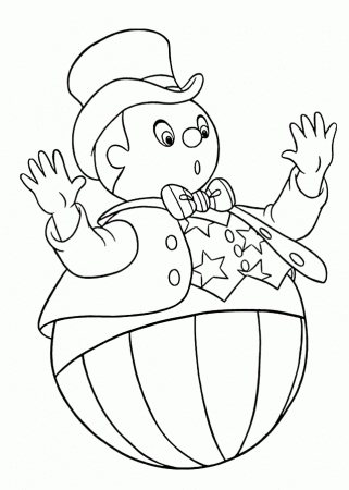 Noddy Coloring Pages Wobblyman For Kids Printable Free 292992 