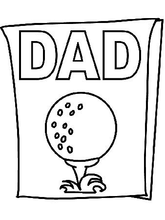 Father's Day Coloring Pages for Kids- Printable Coloring Pages