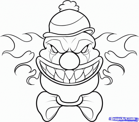 Vector Of A Cartoon Bored Clown On A Unicycle Coloring Page 130048 