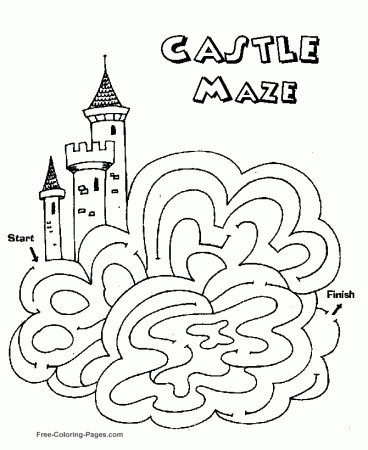 Search Results » Maze Coloring Pages Printable