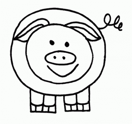 Coloring Pages Pig For Kids - Kids Colouring Pages