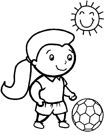 Printable Soccer 2 Sports Coloring Pages - Coloringpagebook 