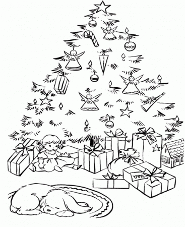 many trees Colouring Pages