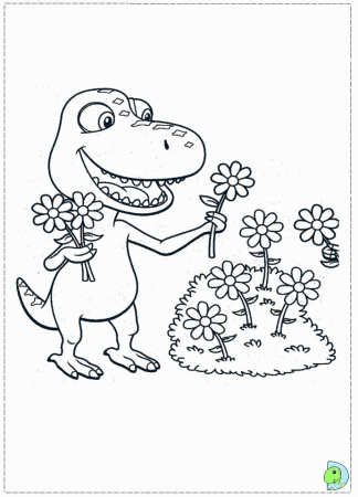 Dinosaur Train coloring page