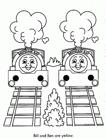 Thomas the Tank Engine Coloring Pages (3) - Coloring Kids