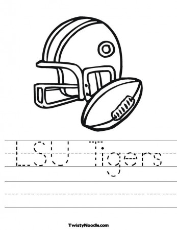 LSU Colouring Pages