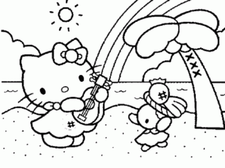 Hello Kitty Coloring | Printable Coloring - Part 8