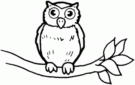 Owl Coloring Pages For Kids 93 | Free Printable Coloring Pages