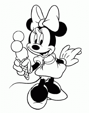 Minnie Mouse Coloring Book - Minnie Mouse Coloring Pages 