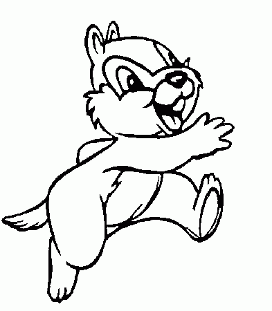 Chip and Dale Coloring Pages - Disney Coloring Pages
