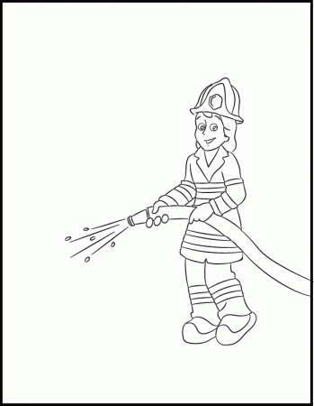 Free Printable Firefighter Coloring Pages For Kids