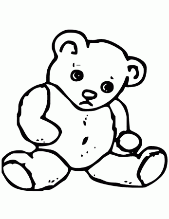 Cute Bear Coloring Pages For Kids Images & Pictures - Becuo