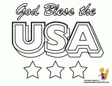 USA Coloring Pages | America Coloring Pages | Free | 4th Of July 
