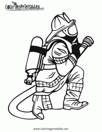 Firefighter Coloring Pages | 99coloring.com