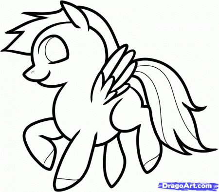 How to Draw Pegasus for Kids, Step by Step, Fantasy For Kids, For 