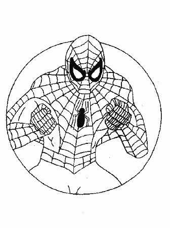 kids under spider man coloring pages