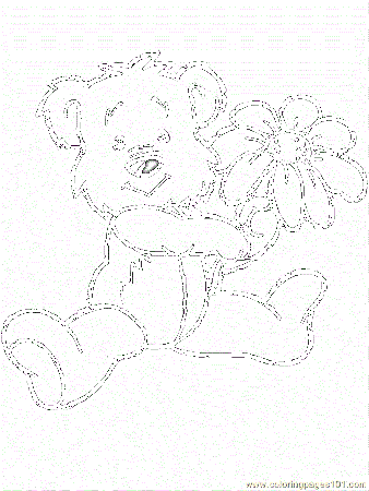 Coloring Pages Flower Coloring 4 (Natural World > Flowers) - free 