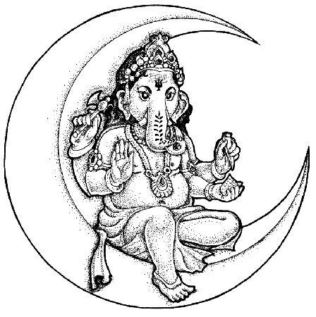 Ganesha Colouring Pages (page 3)