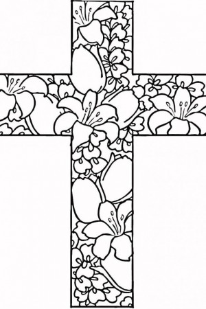 Printable Crosses Coloring Pages | download free printable 