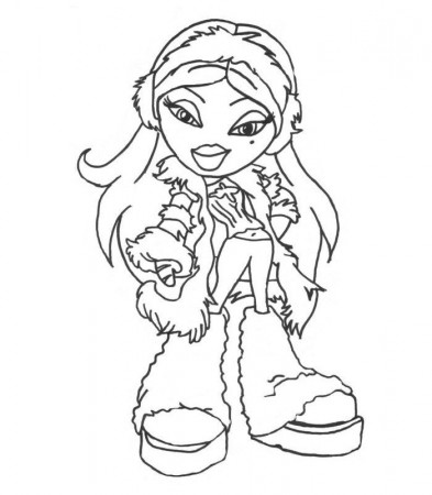 Bratz Coloring Pages Cloe - Free Printable Coloring Pages | Free 