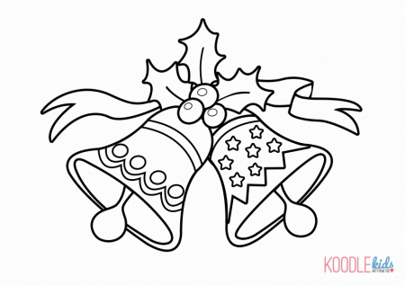Christmas Bell Coloring Page Coloring Pages For Kids 170652 