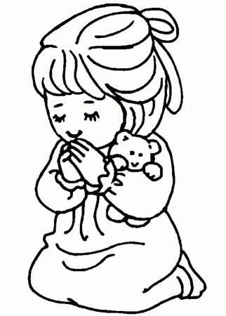 Bible Coloring Pages Prayer