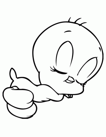 Download Sleepy Tweety Girl Coloring Pages Print Or Print Sleepy 