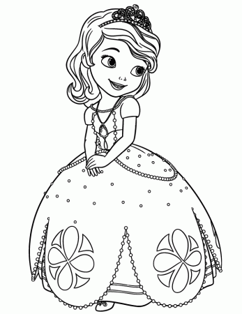 Princess Sofia Coloring Pages – 670×867 Coloring picture animal 