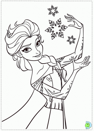 Princess Frozen coloring page | coloring pages