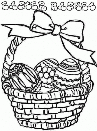 Free Printable Easter Basket Colouring Pages For Kids 14748#