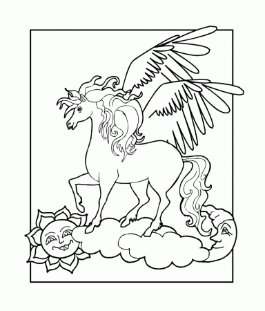 Pegasus Coloring Page - Free Coloring Pages For KidsFree Coloring 