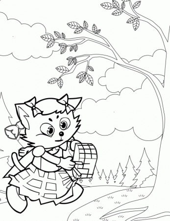 Little Red Riding Hood Coloring Page Handipoints 139900 Red 