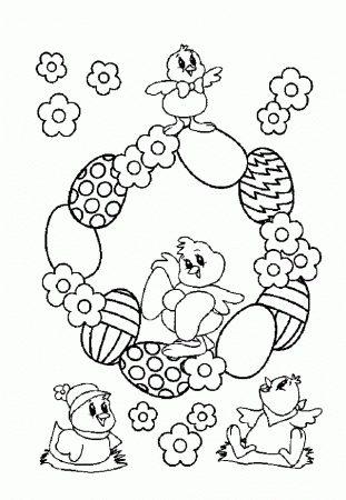 Easter Coloring Pictures for Kids | Coloring Pages For Child 