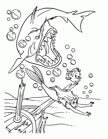 The little mermaid Coloring Pages