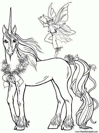 Unicorn Coloring Page | Coloring Pages