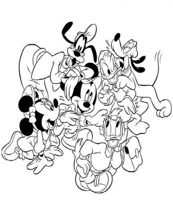 mickey mouse daisy Colouring Pages (page 2)